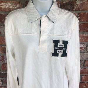 Tommy Hilfiger Men's long sleeve Rugby Shirt sz S